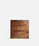 MESA DE BAR KILHE en hierro beige y madera de mango