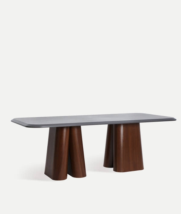 CAVA DINING TABLE in MDF, melamine and plywood