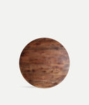 MESA DE COMEDOR NAHINA en hierro ocre y madera de mango