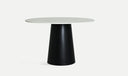 EETTAFEL NOTH synthetisch wit marmer moderne elegantie met perfect contrast