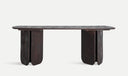 MESA COMEDOR SEISSAN solidez escultural y encanto natural