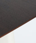 MESA DE COMEDOR VOLTA en mdf, roble y hierro