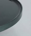 MESA DE CENTRO AOMORI en vidrio y tonos verdes