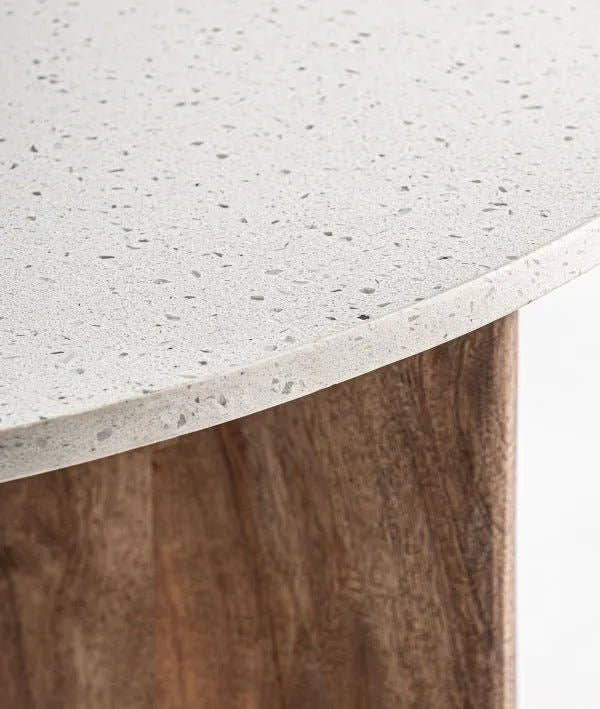 Mesa de centro ARLANC con estructura de madera y acabado marrón elegante - Mesas de centro - El Workshop - madera de mango