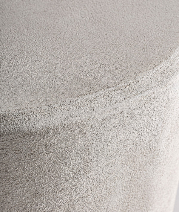 Mesa de centro ARNSBERG blanco roto en madera