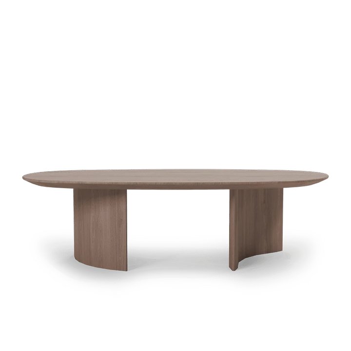 Mesa de centro Brisa en nogal en ambiente decorado (2)