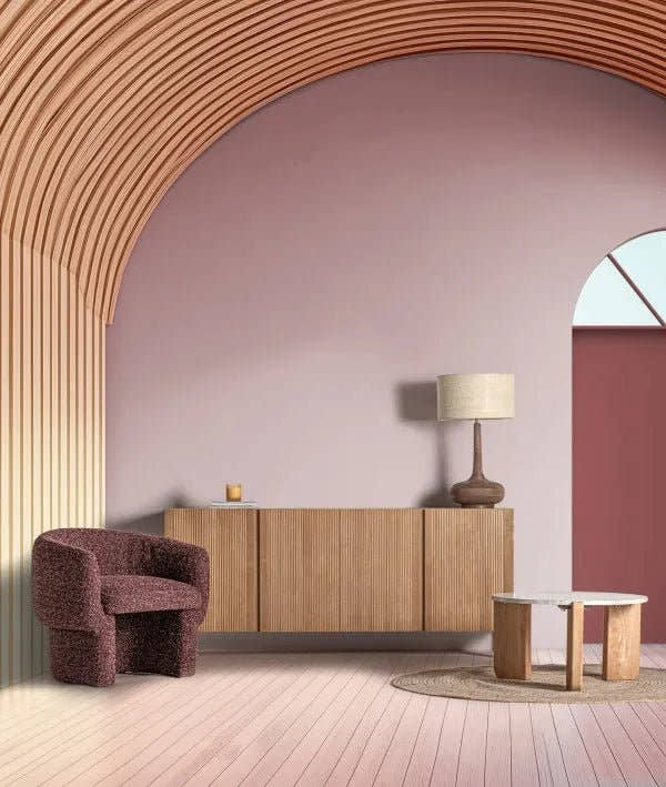 Mesa de centro HIRSON mármol con acabado beige - Mesas de centro - El Workshop - mármol