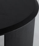 MESA DE CENTRO ISLAY de madera en negro profundo