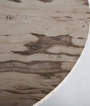 MESA DE CENTRO DE FORMA ORGÁNICA MADERA CON TAPA DE MÁRMOL VRADS