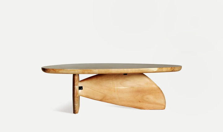 WIGHILL salontafel in acaciahout gebeitst in een lichtbruine tint