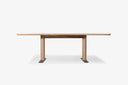 mesa de comedor de roble y hierro fuschini