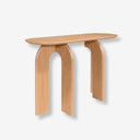 mesa consola hana de madera de roble clara