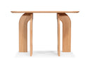 mesa consola de madera de roble moderna