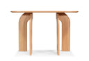 mesa consola de madera de roble moderna