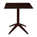 Mesa de comedor exterior roble taupe