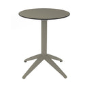 Mesa de comedor exterior roble taupe