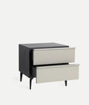 LINDFLUR MODERN GREY NIGHTSTAND