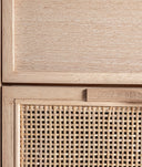 MESITA DE NOCHE WEURTZ  marrón claro en madera de fresno