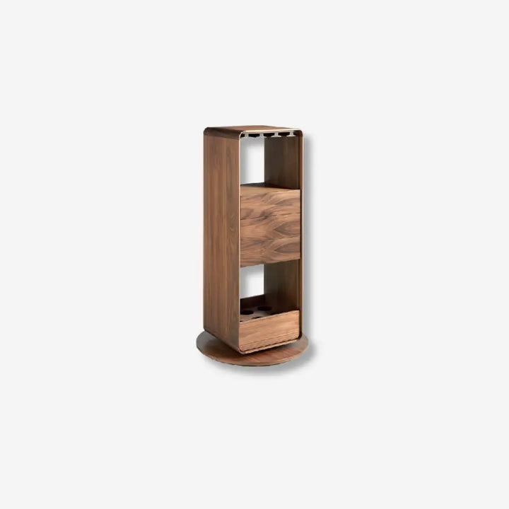 Mueble bar giratorio nogal