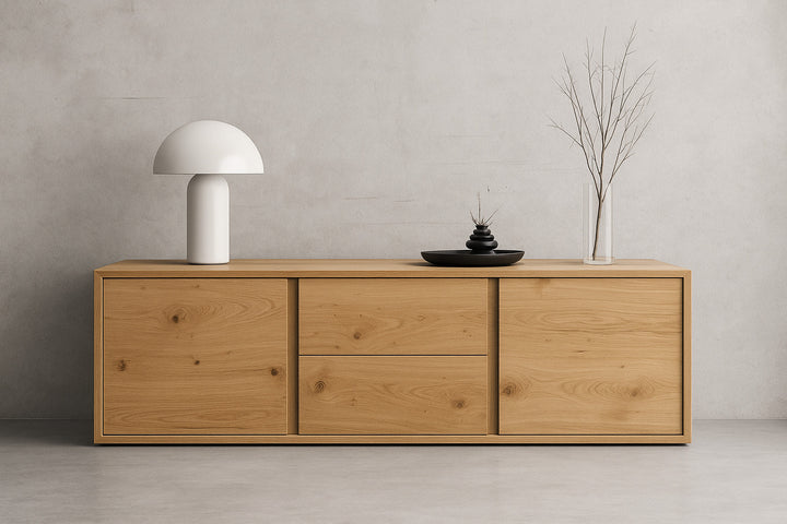 Customizable wooden TV stand - Alicia 