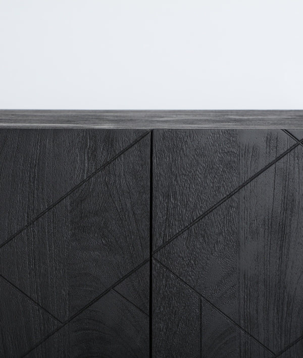 MUEBLE TV BOULOC modernidad y presencia geométrica