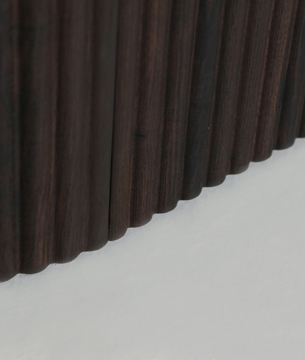 MUEBLE DE TV VERONA en madera oscura y mármol sintético