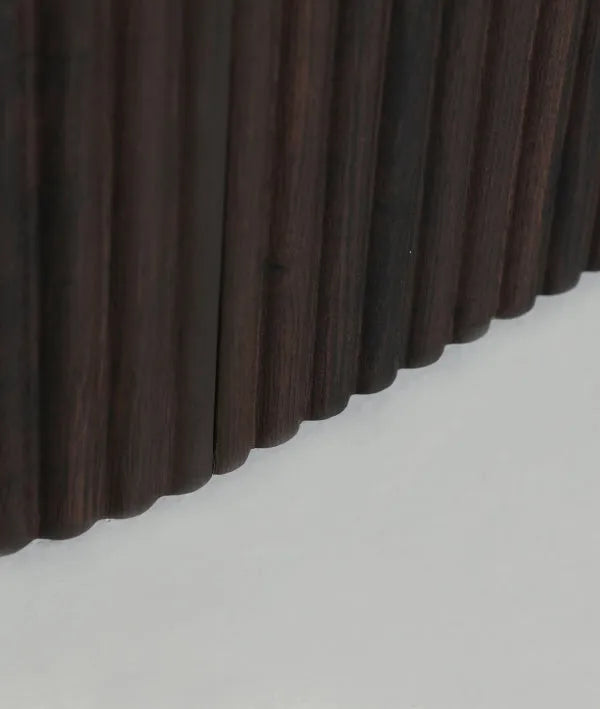 TV-KAST VERONA in donker hout en synthetisch marmer