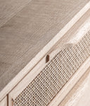 MUEBLE DE TV WEURTZ marrón claro en madera de fresno elegancia natural