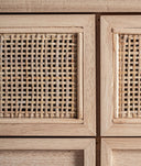 MUEBLE DE TV WEURTZ marrón claro en madera de fresno elegancia natural