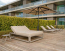 Tumbona de exterior acero