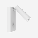 Lámpara Nao de Pared rectangular en blanco mate