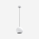 Lámpara Nelly Colgante de 14 cm en blanco mate