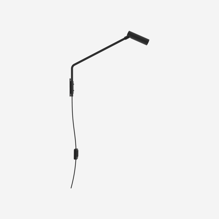 Lámpara Nivia de Pared en 37 cm negro mate