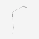 Lámpara Nivia de Pared en 37 cm blanco mate