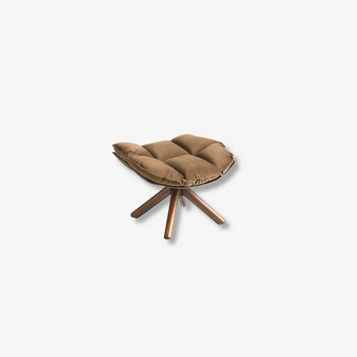 Ottoman terciopelo marrón - Reposapiés y puffs - El Workshop - 69x54x41cm