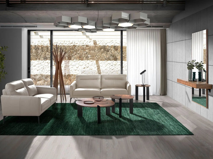 perchero contemporáneo en madera de nogal, ideal para recibidores o entradas modernas