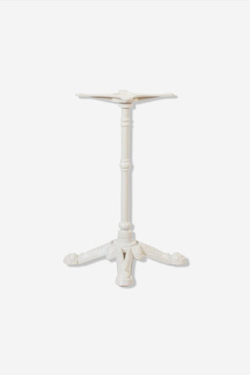 Pé de mesa em ferro fundido branco 4 pés