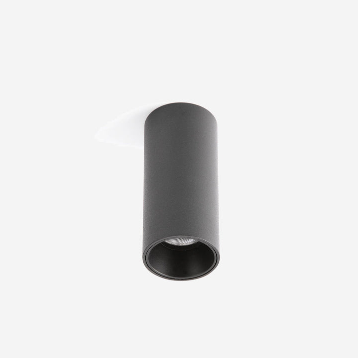 plafón de techo redondo de aluminio y cristal ø4 cm, vista 2