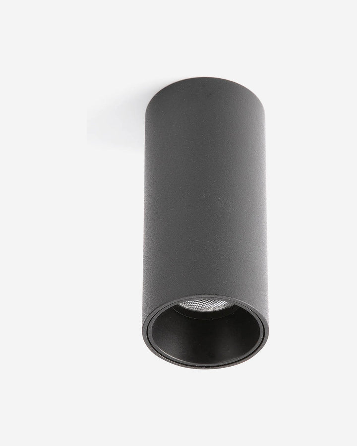 plafón de techo redondo de aluminio y cristal ø4 cm, vista 2