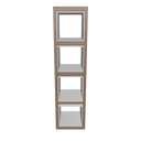 Estantería cubos nogal