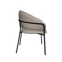 Silla polipiel visón oscuro