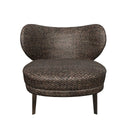 Sillón tela marrón