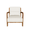 Sillón tela blanco