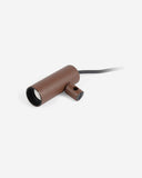 proyector orientable de exterior de aluminio marrón óxido 3,6 x 9,7 x 6,3 cm 6 w ip65 haz 24°