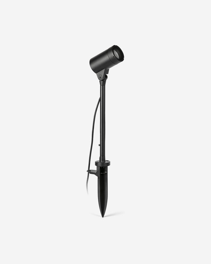 proyector orientable de exterior de aluminio negro 2 medidas 13 w 3000 k ip65 haz elíptico 10x60°, vista 3