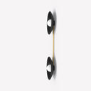 Randa Duo Wall Lamp - Matte Black and Matte Polished Brass