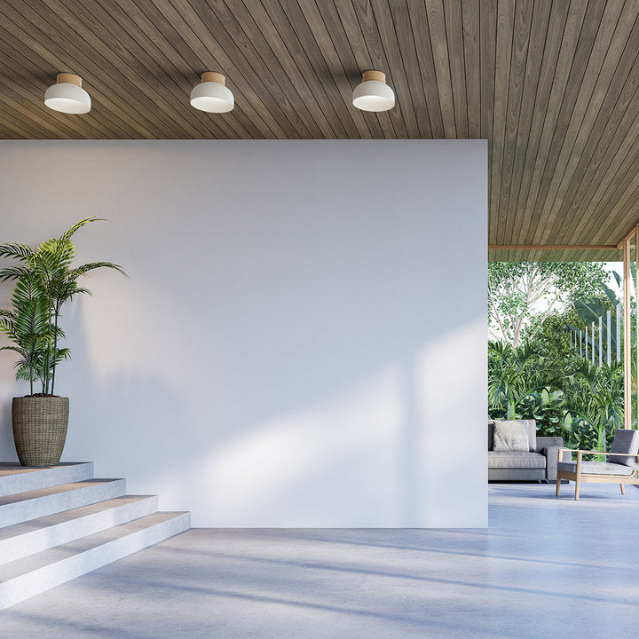 Reiko Ceiling Lamp - Matte Terracotta Red