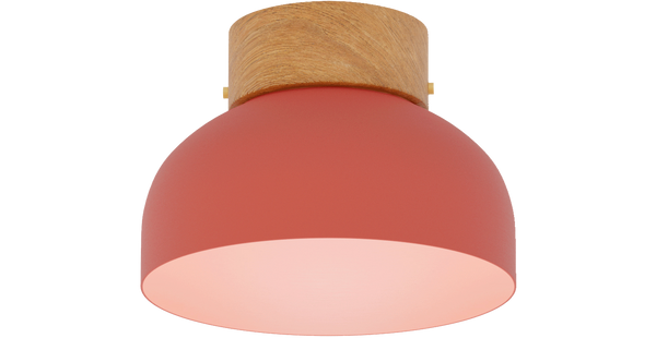 Reiko Ceiling Lamp - Matte Terracotta Red