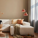 Reiko Flat Pendant Lamp - Matte Black