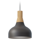 Lámpara Reiko Colgante Cono - Negro mate en ambiente decorado (2)